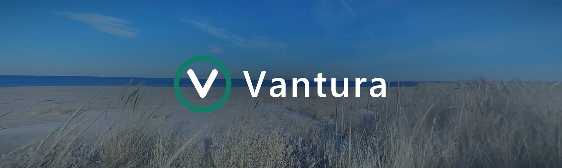 Vantura, 360 video for higher ed and CTE, shown over a frame from a 360 field-site recording